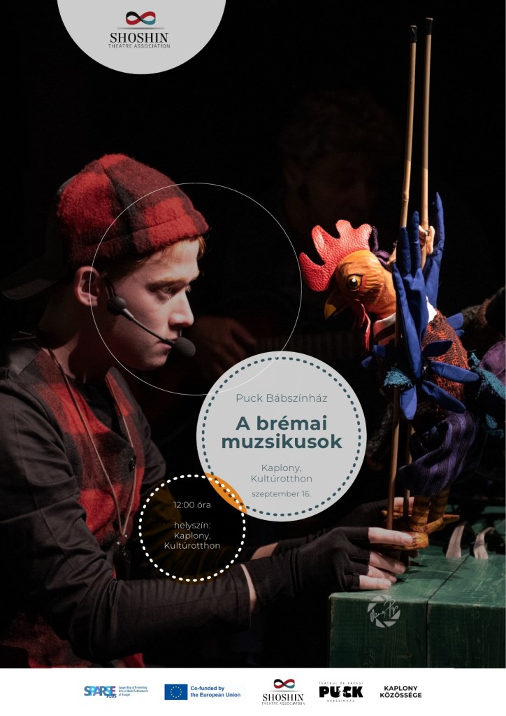 Bábszíni előadáson vesznek részt hétfőn a kaplonyi tanulók. A kolozsvári Puck Bábszínház művészei érkeznek hozzánk, s a Brémai muzsikusok című előadással kedveskednek a lurkóknak.